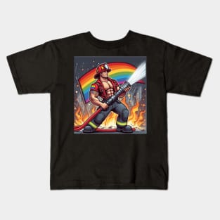 Fire fighter 3.0 Kids T-Shirt